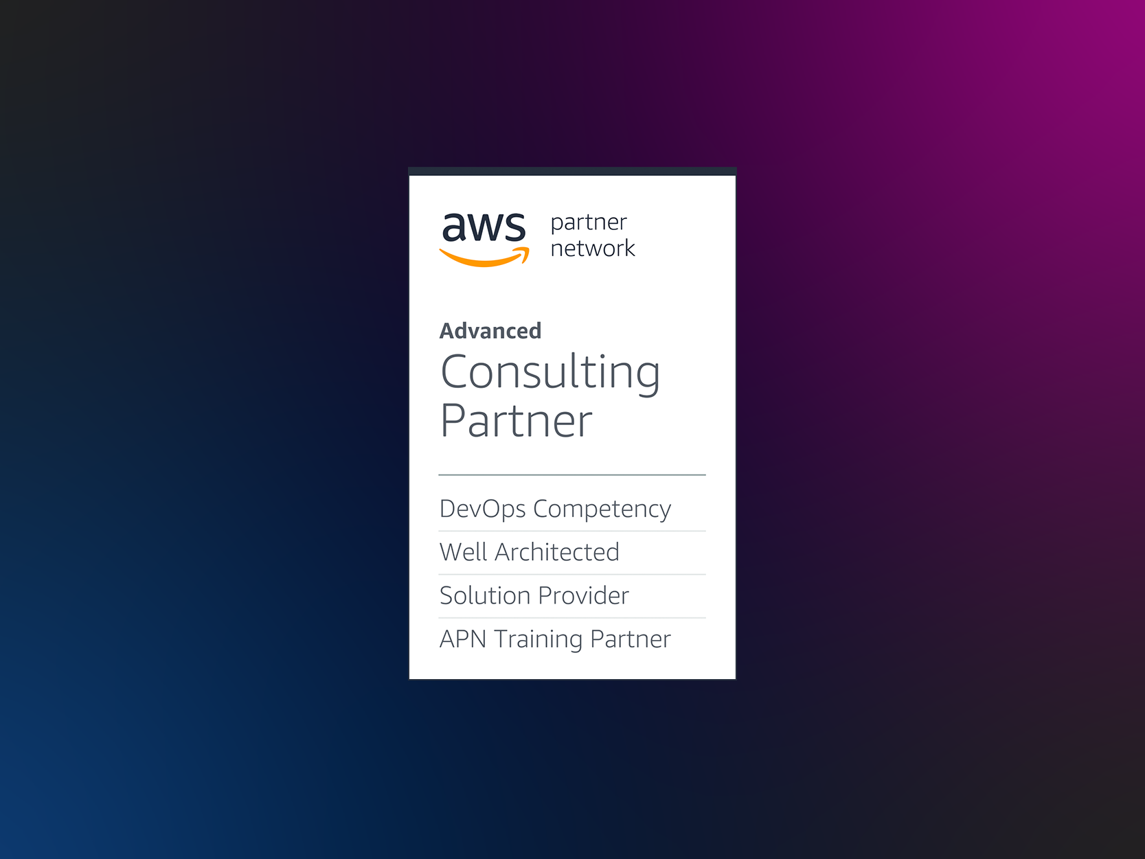 AWS training partner