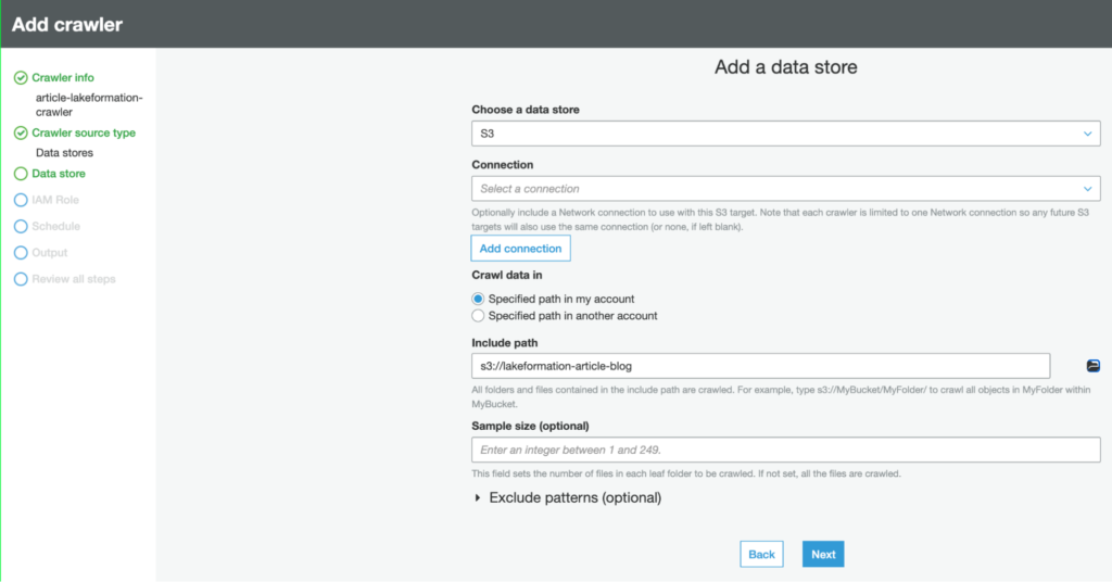 AWS Glue Crawler