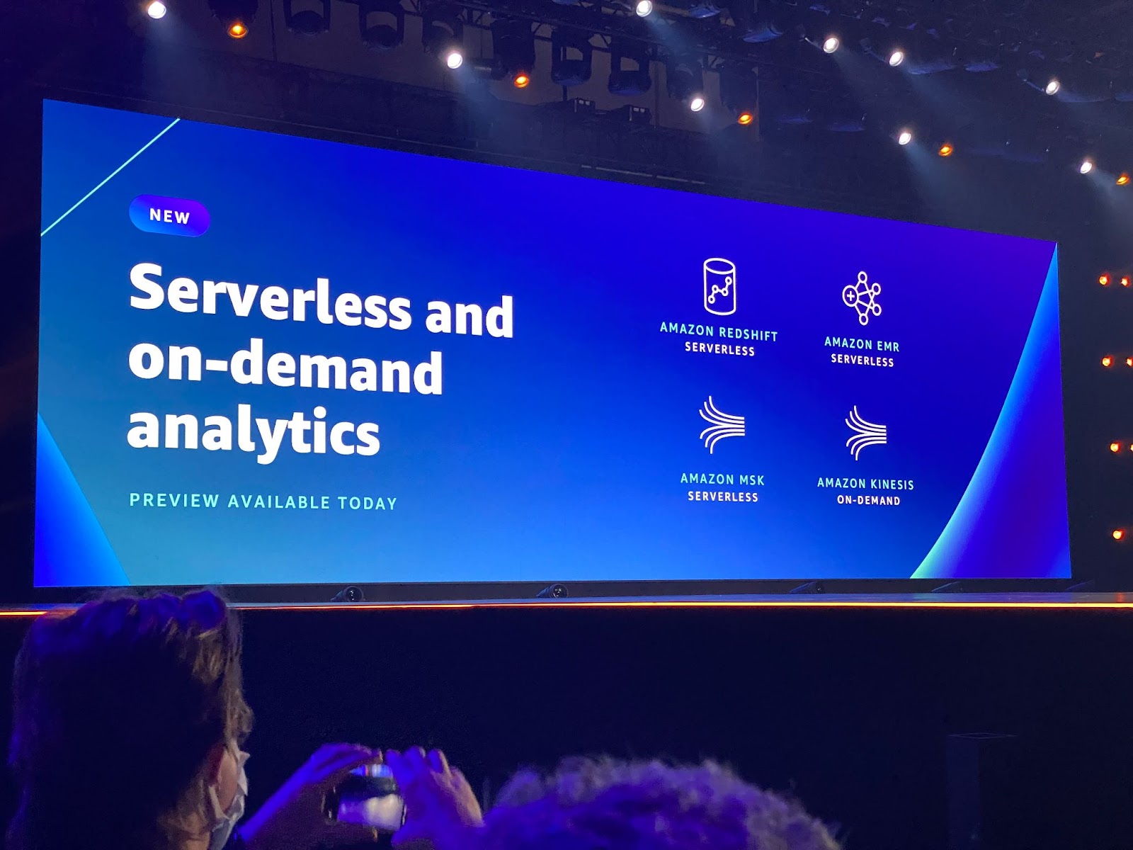 serverless and on-demand analytics aws reinvent
