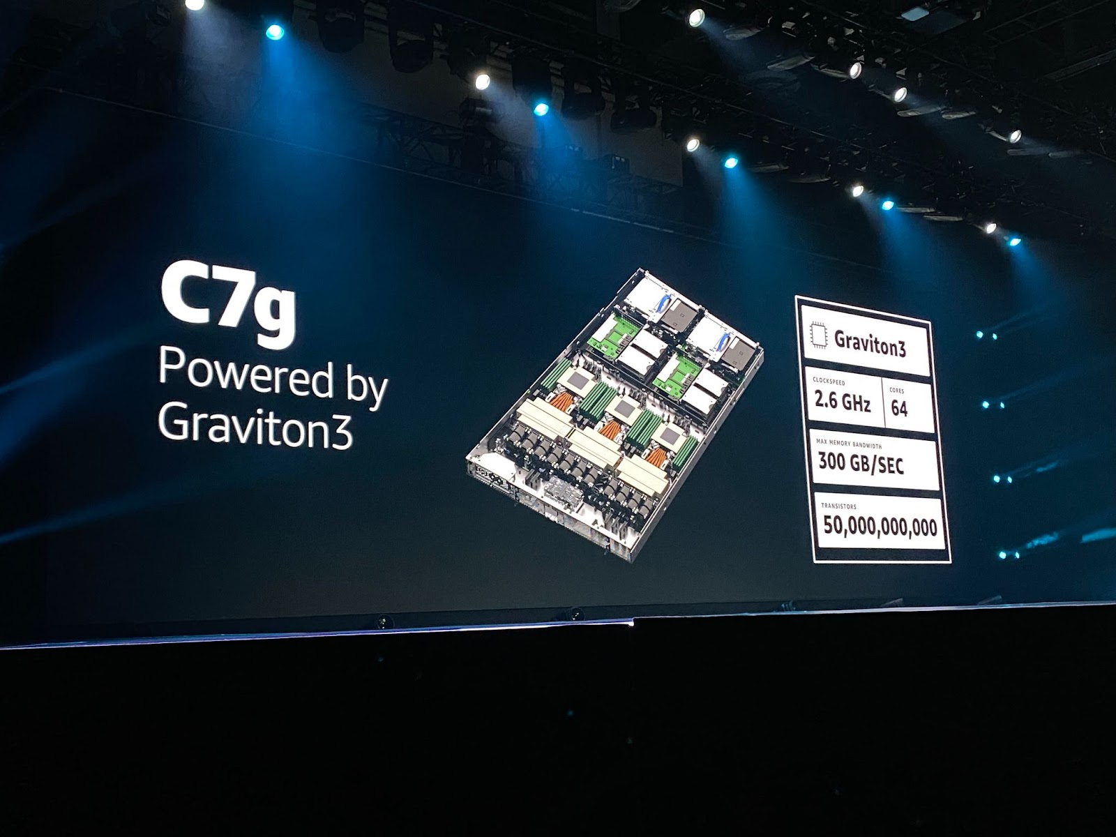 Graviton 3 EC2 C7g aws reinvent