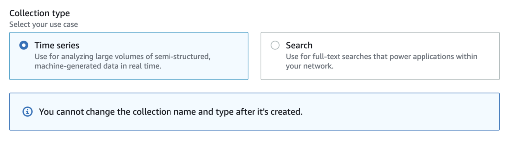 collection types opensearch