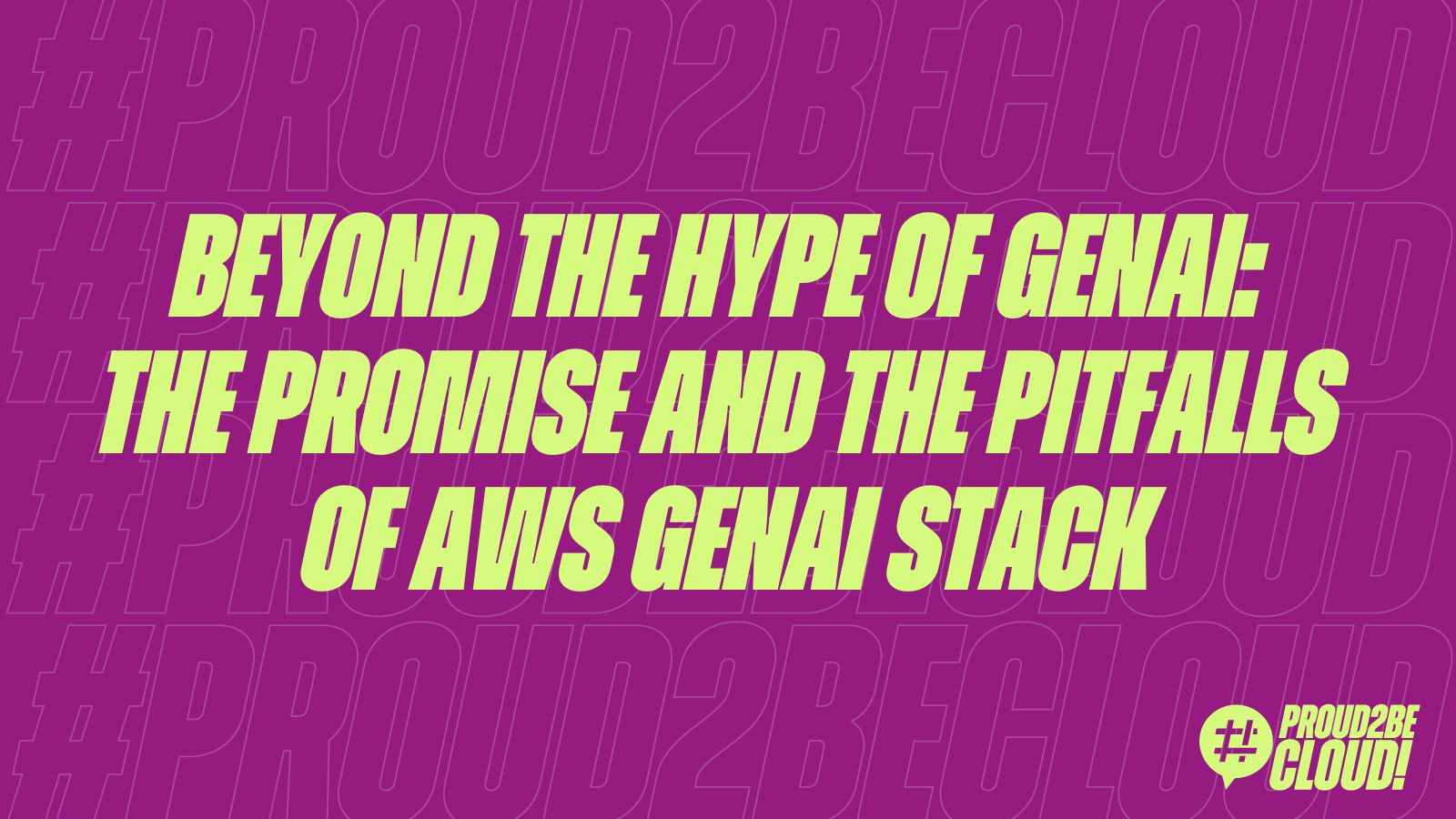Beyond the Hype of Generative AI: The Promise and the Pitfalls of AWS GenAI stack